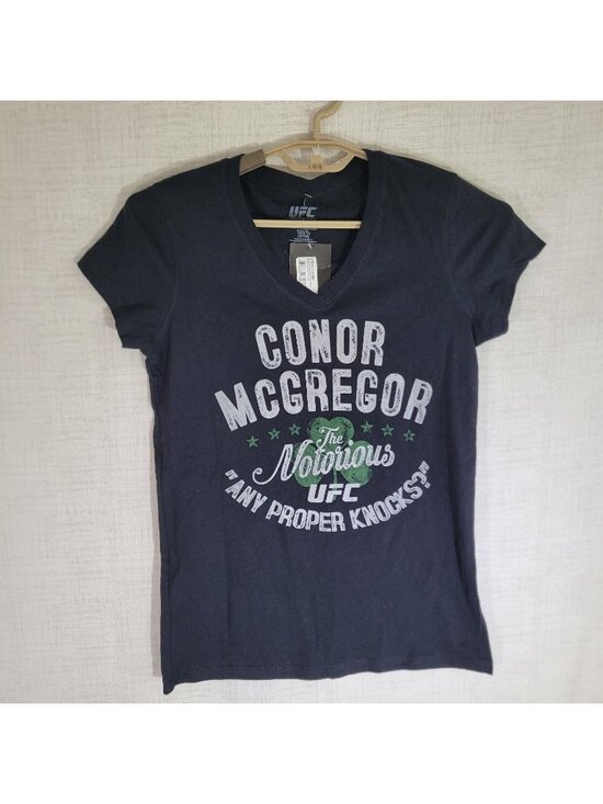 UFC Tops - NWT UFC Conor McGregor T Shirt Womens Large Blue “The Notorious” Ireland